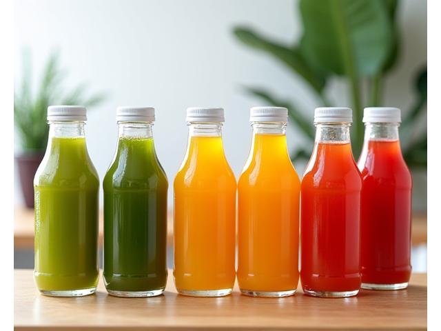 Set botol jus untuk program detoks