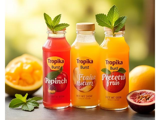 Minuman jus dengan ramuan buah-buahan musiman seperti mangga, markisa, dan limau nipis.