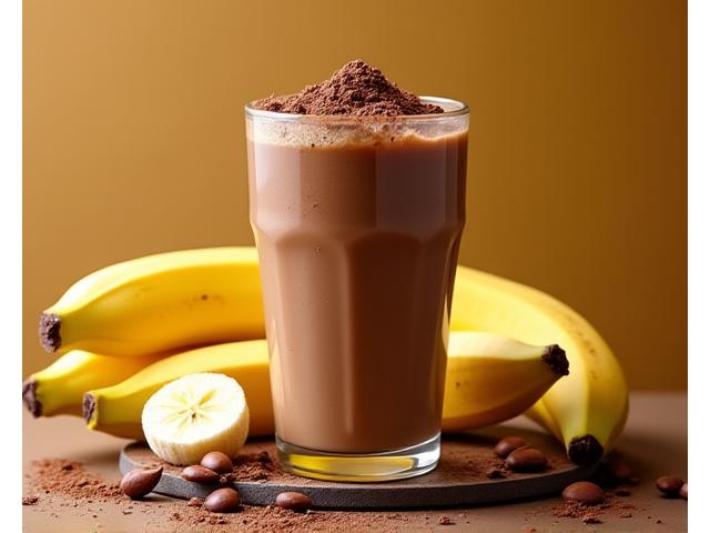 Chocolate Banana Smoothie, smoothie coklat pisang