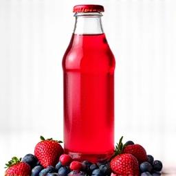 Botol jus perahan segar Berry Blast