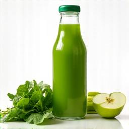 Botol jus perahan segar Green Detox