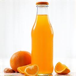 Botol jus perahan segar Oren Valencia